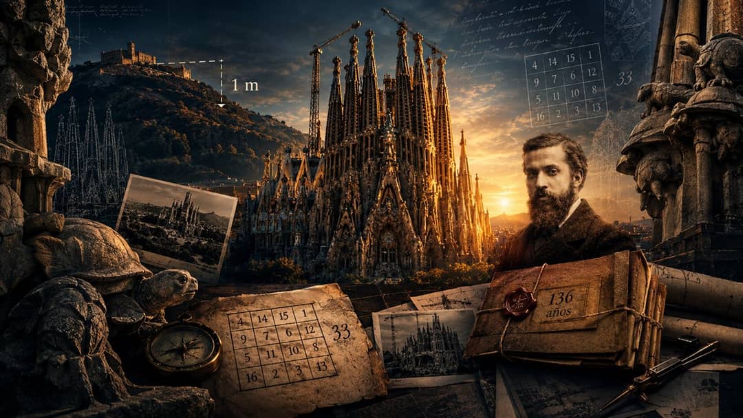 Collage zu den Legenden der Sagrada Família