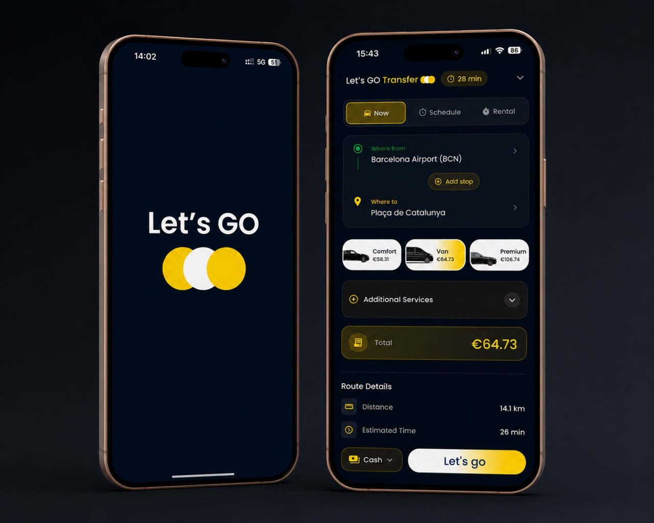 Let's GO Transfer app