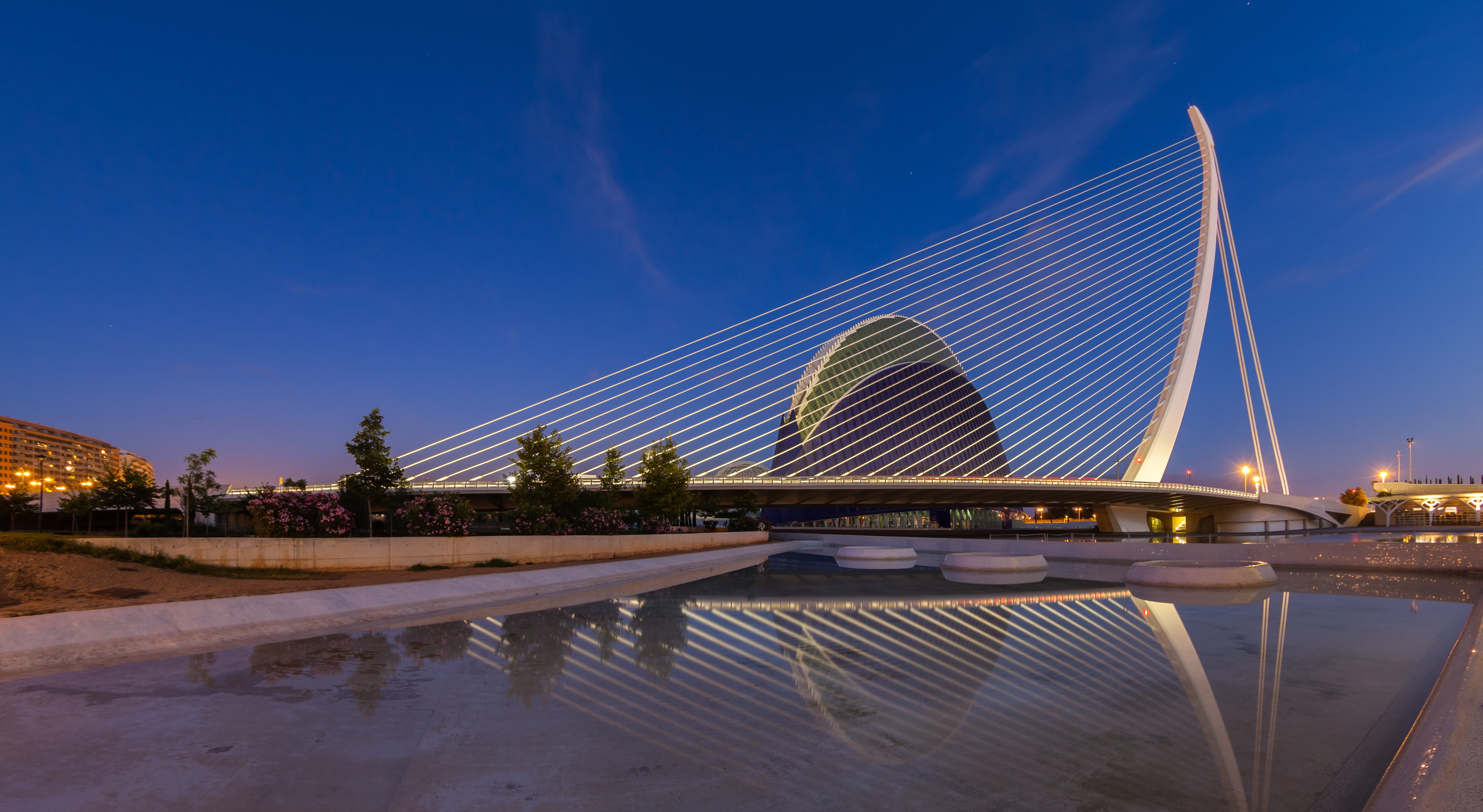 The Assut de l'Or Bridge and the Agora at the City of Arts and Sciences, Valencia