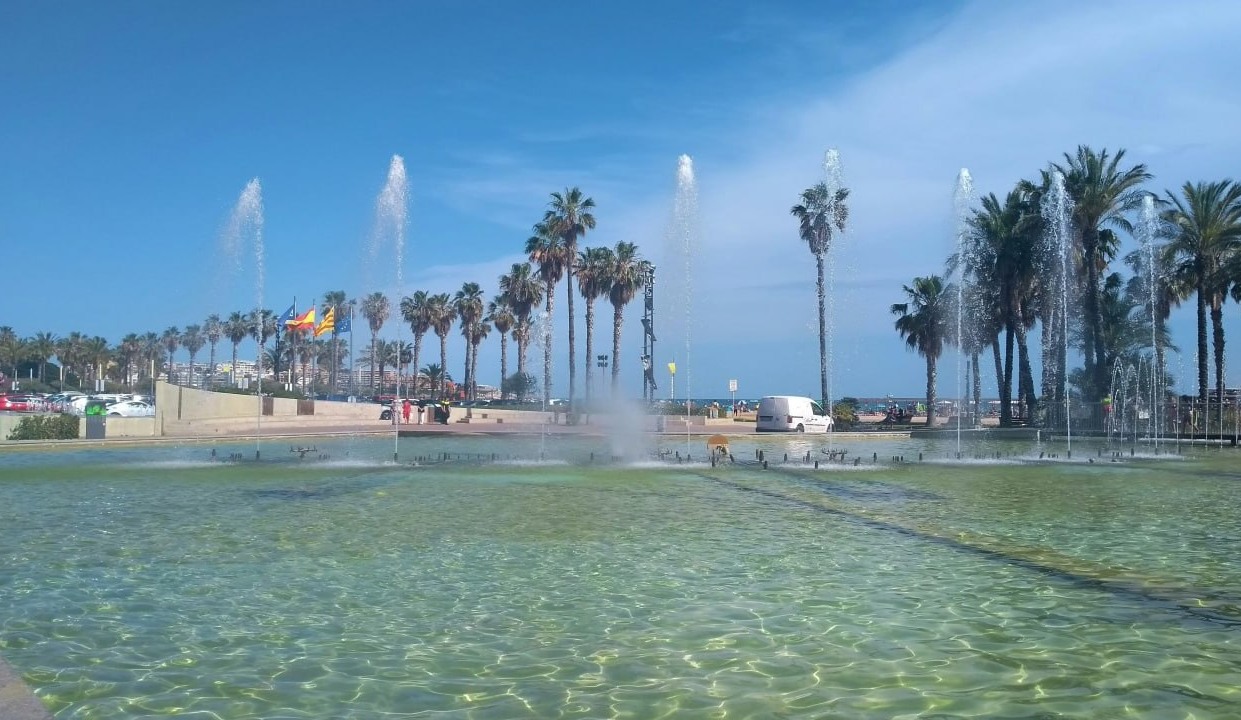 Fuentes del paseo marítimo de Salou