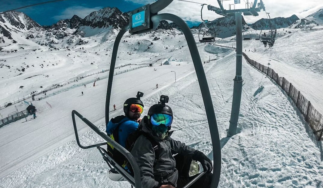 Telecadira a les pistes de Grandvalira