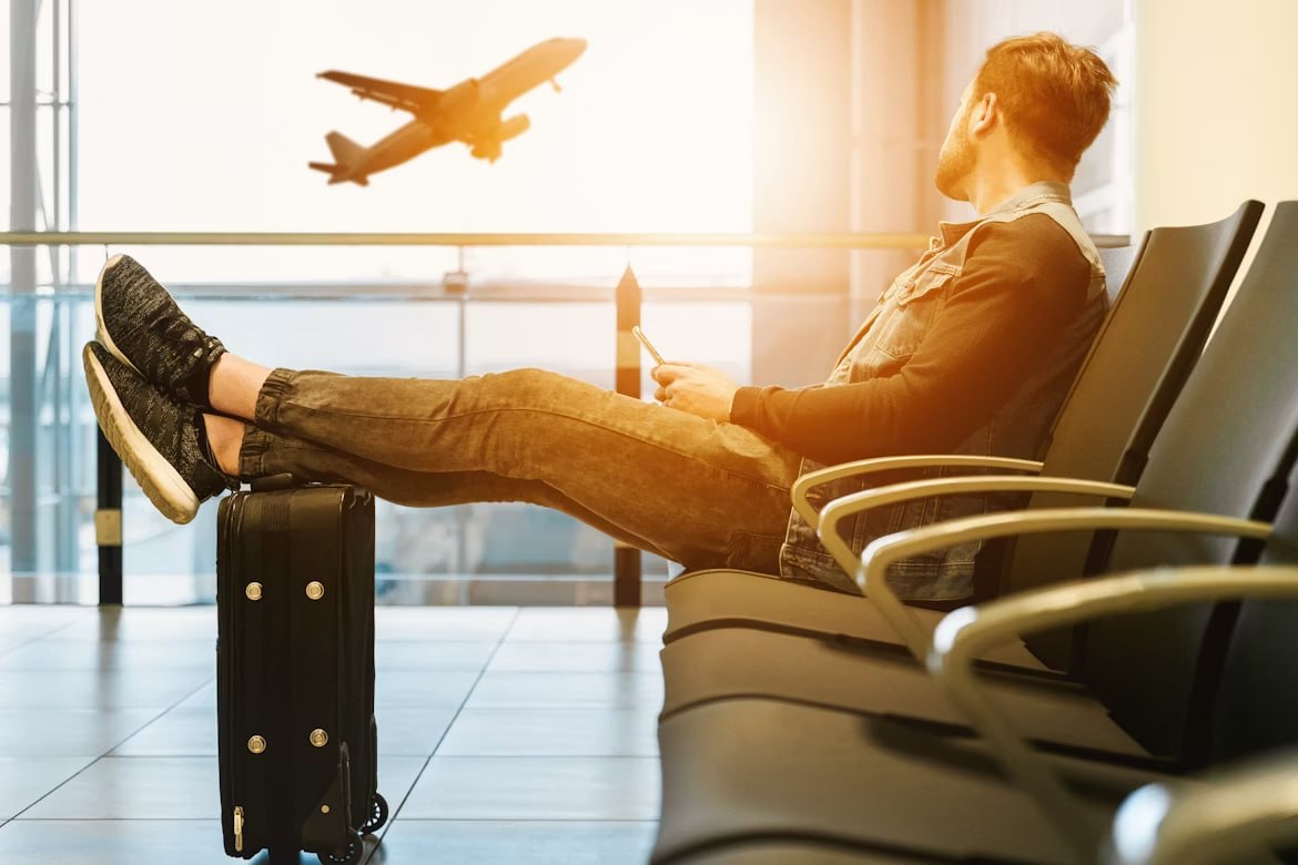 Esperando en la terminal mientras cambia el horario
