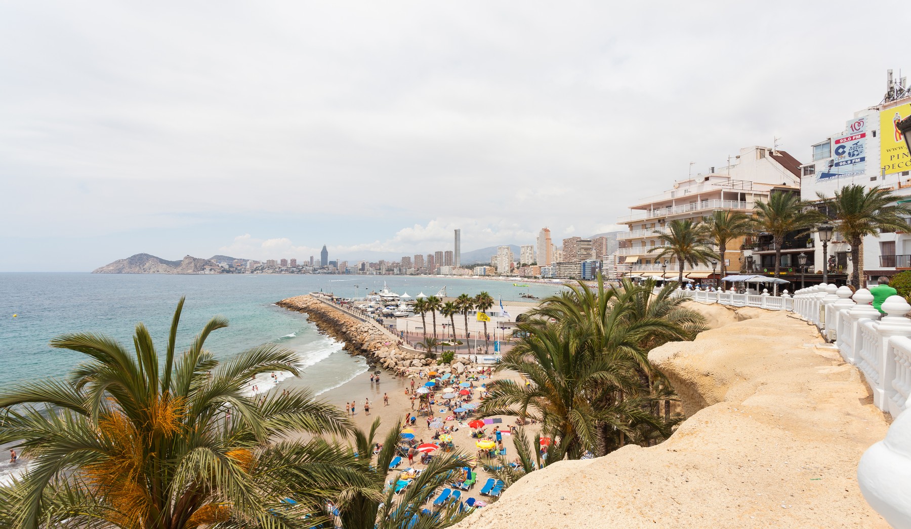 La platja de Ponent a Benidorm