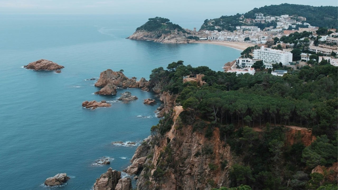 Le littoral de la Costa Brava près de Lloret