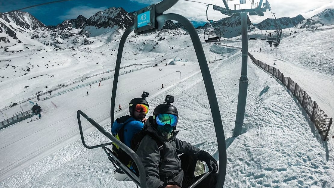 Un telesilla en las pistas de Grandvalira