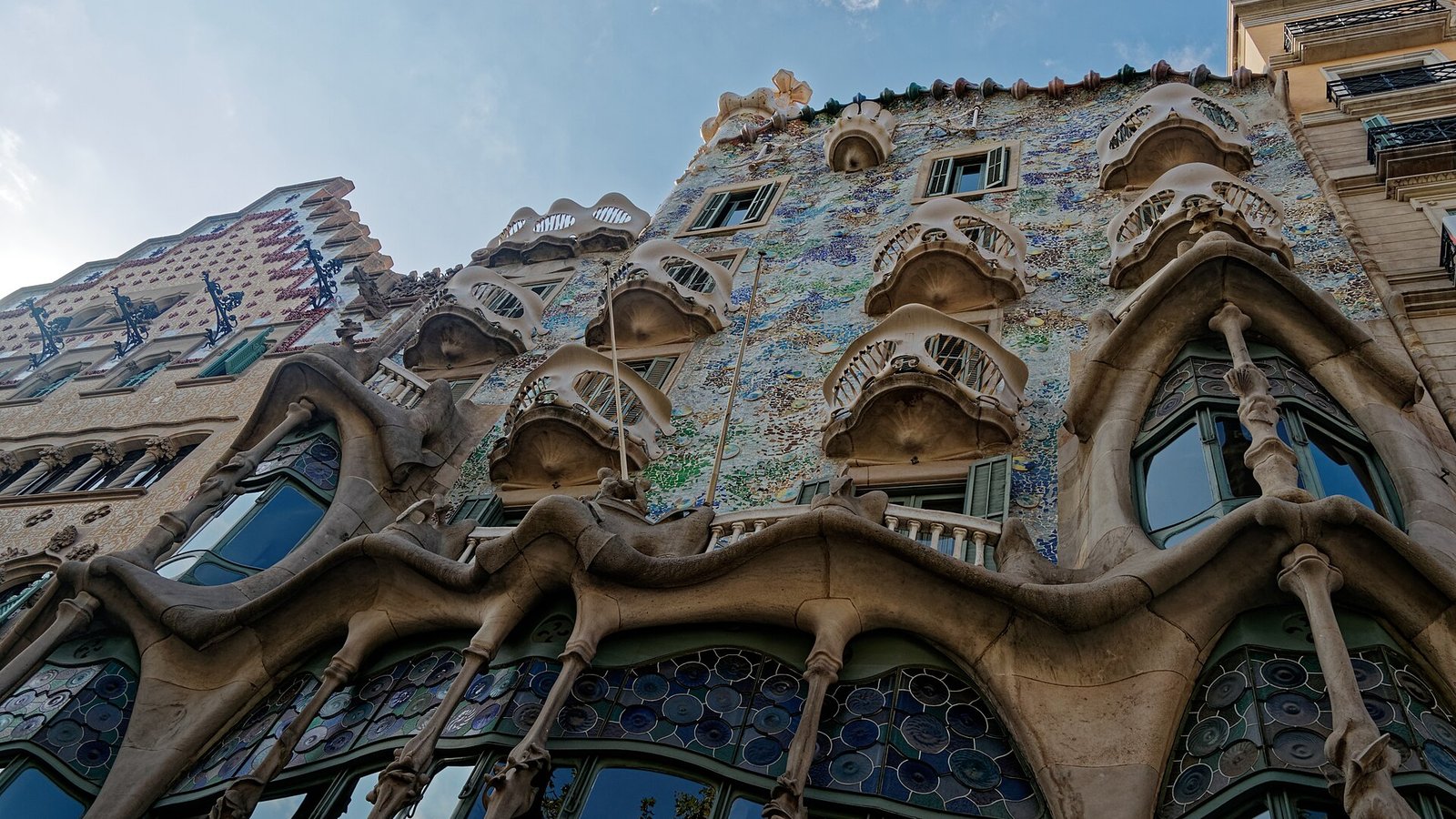 Le Passeig de Gràcia dans le centre de Barcelone